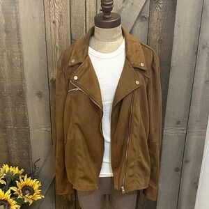 Anthropologie Brown Suede Jacket